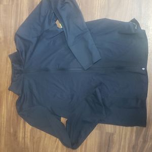 Cycle sports jacket pockets black zippered xl Eddie Bauer